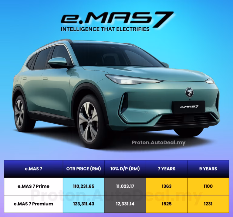 Harga Proton e.MAS 7