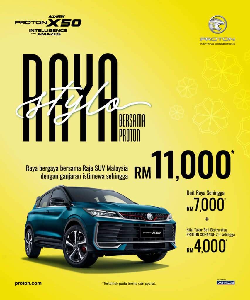 Promosi Proton Raya 2026 - X50