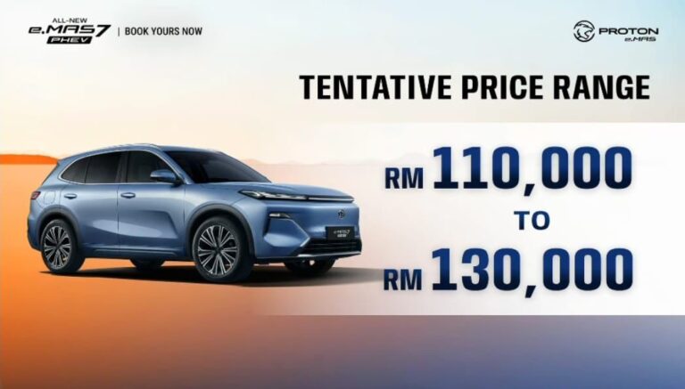 Harga Proton eMAS 7 PHEV 2026 - Proton AutoDeal