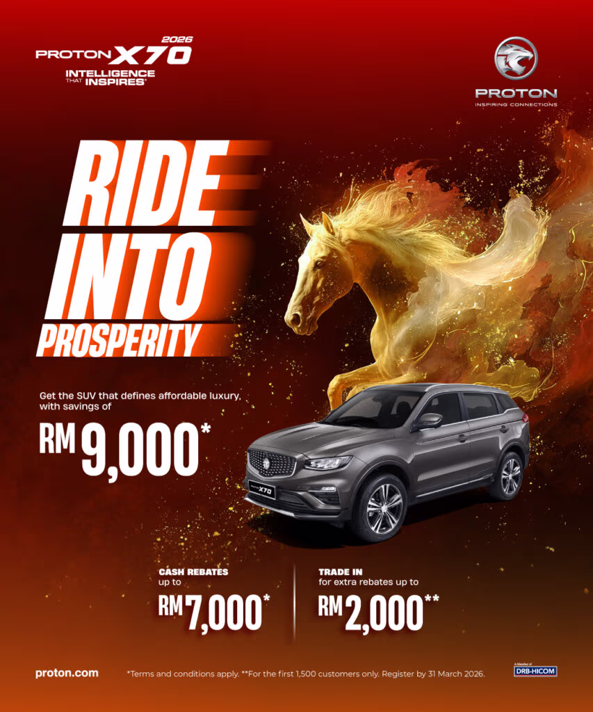 Promosi Proton X70 Februari 2026 - Proton AutoDeal
