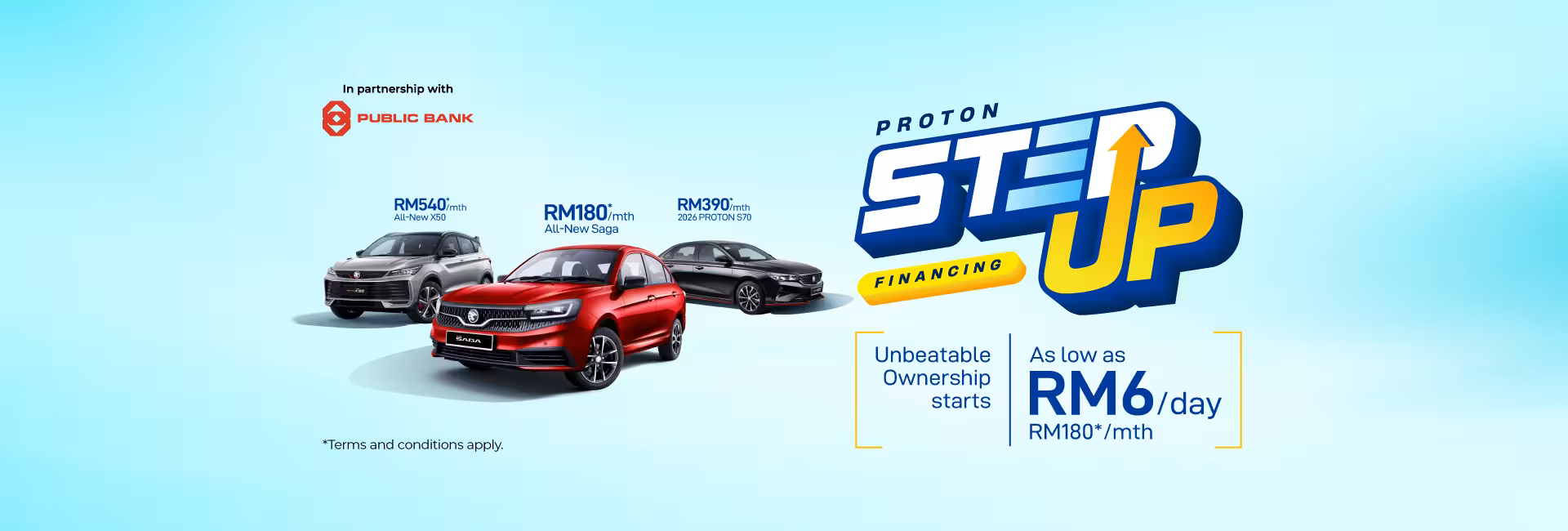Proton Step Up Financing 3 - Proton AutoDeal